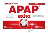 Apap Extra 0,5g+0,065g 10 Tabletten