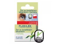 FLOS-LEK Augentrost und Teebaum Gel für Augenlider und unter den Augen 10 g