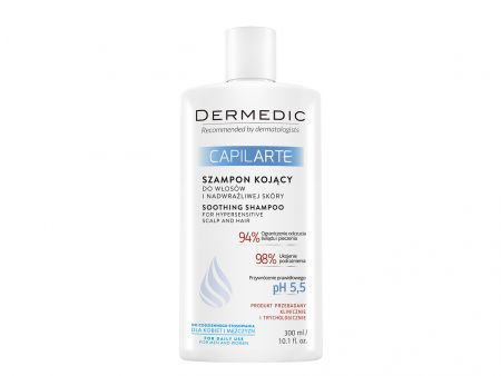 DERMEDIC CAPILARTE Beruhigendes Shampoo für Haare und überempfindliche Haut 300 ml
