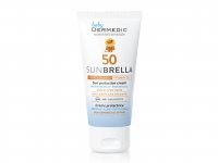 DERMEDIC SUNBRELLA BABY SPF50 Schutzcreme mit Vitamin D3-Vorstufe für das Gesicht 50 g