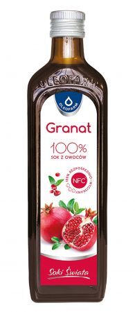 OLEOFARM Granatapfel-Fruchtsaft 100% 490 ml
