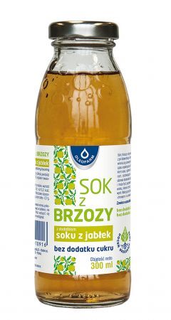 OLEOFARM Zuckerfreier Birke-Apfelsaft 300 ml