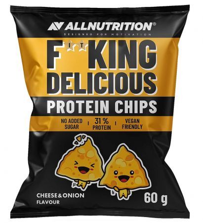 ALLNUTRITION FITKING DELICIOUS PROTEIN Chips Cheese & Onion 60 g