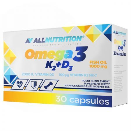 ALLNUTRITION Omega 3 D3 K2 30 Kapseln