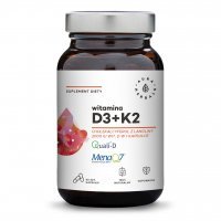 AURA HERBALS Vitamin D3 2000 IU + K2 90 Kapseln