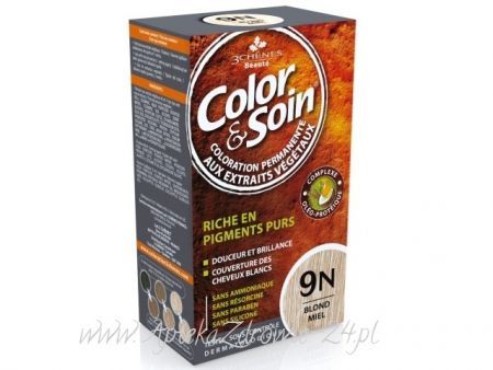COLOR & SOIN Haarfärbemittel 9N Honigblond 135 ml