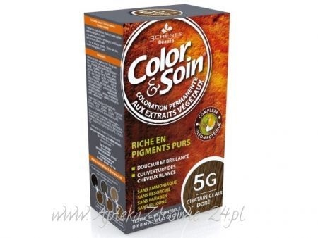 COLOR & SOIN Haarfarbe 5G Helles Goldgrau 135 ml