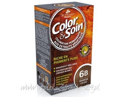 COLOR & SOIN Haarfarbe 6B Kakaobraun 135 ml
