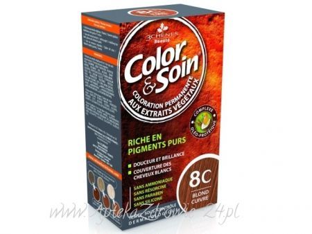 COLOR & SOIN Haarfarbe 8C Kupferblond 135 ml