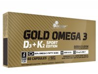 Olimp sport Gold Omega 3 D3+K2 Sport Edition 60 Kapseln