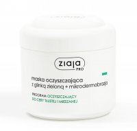 ZIAJA PRO Green Cleansing Mask mit grüner Tonerde + Mikrodermabrasion 250 ml