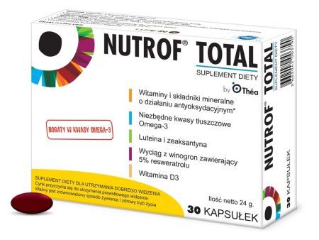 Nutrof Total mit Vitamin D3 30 Kapseln