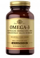 SOLGAR Omega-3 Natürliche Quelle von EPA und DHA 60 Kapseln