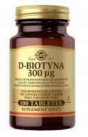 SOLGAR D-Biotin 300 mcg 100 Tabletten