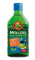 Möllers Omega-3 Norwegischer Lebertran mit Fruchtgeschmack 250 ml