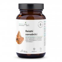 AURA HERBALS Reishi-Sporen 800 mg + Vitamin C