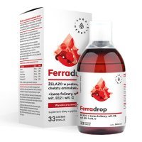 AURA HERBALS Ferradrop - Flüssiges Eisen + Folsäure flüssig 500 ml