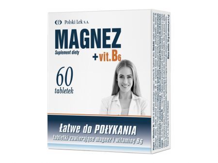 Magnesium + Vit. B6 60 Tabletten POLNISCHES LEK