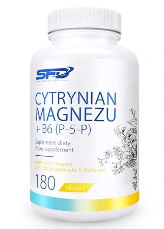 SFD Magnesiumcitrat + B6 (P-5-P) 180 Tabletten