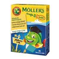 Moller's Omega-3  Kapseln für Kinder Apfelgeschmack 36 Stück