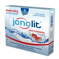 OLEOFARM Jonolit Elektrolyte mit Erdbeergeschmack 10 Portionsbeutel