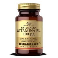 SOLGAR Natürliches Vitamin B12 100 mcg 100 Tabletten
