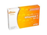 APTEO Vitamin C 200 mg 50 Tabletten.
