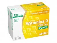 APTEO Vitamin D 2000 IU. Forte 125 Kapseln