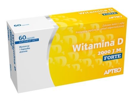 APTEO Vitamin D 2000 IU. Forte 60 Kapseln.