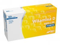 APTEO Vitamin D 2000 IU. Forte 60 Kapseln.