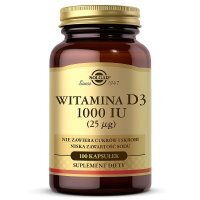 SOLGAR Vitamin D3 1000 IU (25 mcg) 100 Kapseln
