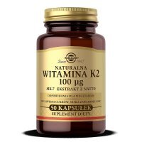 SOLGAR Natürliches Vitamin K2 100 mcg 50 Kapseln