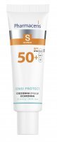 PHARMACERIS S SENSI PROTECT Gesichtsschutz-Emulsion mit Hyaluronsäure SPF 50+ 50 ml