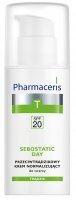 PHARMACERIS T SEBOSTATIC SPF 20 Normalisierende Anti-Akne-Gesichtscreme zum Verengen der Poren 50 ml