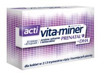 Acti Vita-miner Prenatal+DHA 30 Tabletten + 30 Kapseln