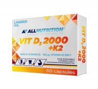 ALLNUTRITION VIT D3 2000 + K2 60 Kapseln