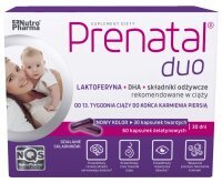 NutroPharma Prenatal DUO 30 Hartkapseln + 60 Gelatinekapseln