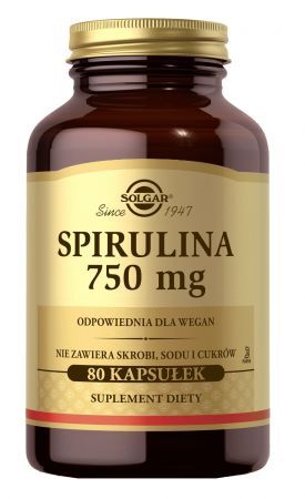SOLGAR Spirulina 750 mg 80 Kapseln