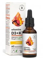 AURA HERBALS Vitamin D3 + K2mk7 + Omega - 3 Tropfen 30 ml