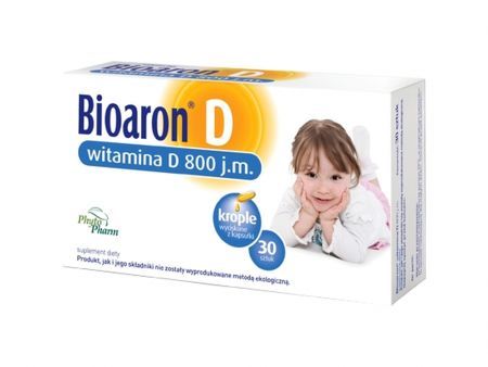 Bioaron Vitamin D 800 IU. 30 Kapseln.