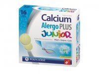 Calcium Alergo Plus Junior Zitronengeschmack 16 Brausetabletten