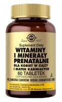 SOLGAR Pränatale Vitamine und Mineralien für Schwangere und stillende Mütter 60 Tabletten