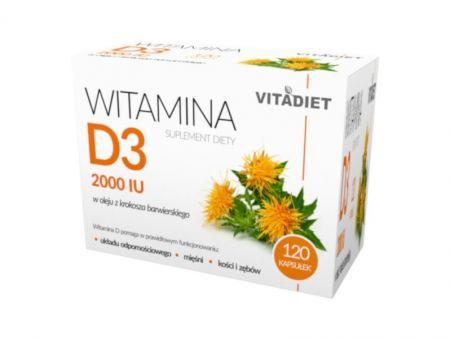 Vitamin D3 2000 IU 120 Kapseln