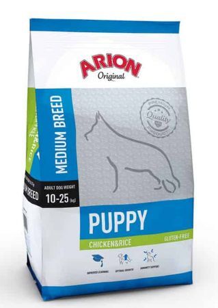 ARION Original Puppy Medium Breed Huhn & Reis Hundefutter 3 kg