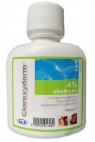Clorexyderm Antibakterielles und antifungales Shampoo für Hunde und Katzen 100 ml