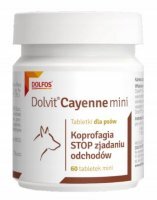 Dolfos Dolvit Cayenne Mini Fecal Discourager für Hunde 60 Tabletten