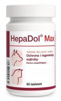 Dolfos HepaDol Max Leber Unterstützung Produkt für Hunde und Katzen 60 Tabletten
