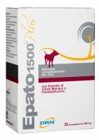 Epato 1500 Plus Unterstützung der Leberfunktion für Hunde 32 Tabletten