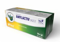 Amylactiv Digest Natürliche Verdauungsenzyme für Hunde, Katzen, Frettchen 120 Kapseln