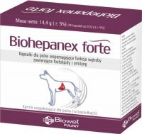 Biohepanex Forte Leberunterstützung für Hunde 45 Kapseln